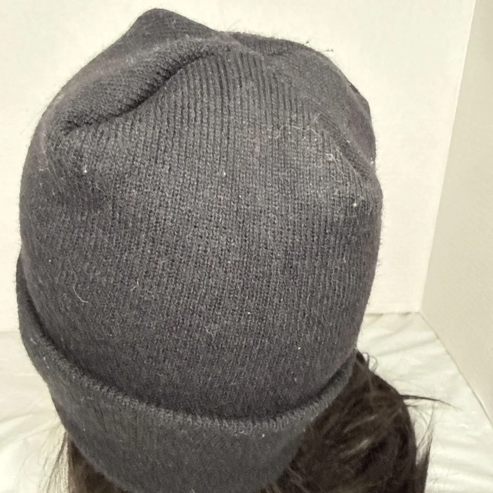 Vintage Logo‎ Athletic New England Patriots Striped Beanie Hat Blue Black USA